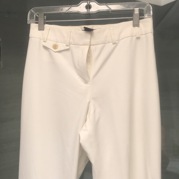 White Stretch Pants - Picture 3 of 6